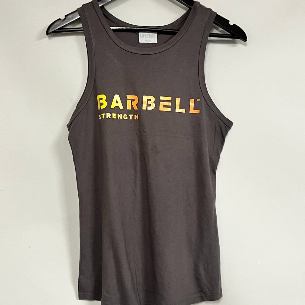 NWOT Lifetime- Barbell Strength Muscle Tee